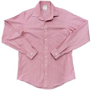 Brooks Brothers Classic Fit Non-Iron Supima Cotton Dress Shirt 16.5 37
